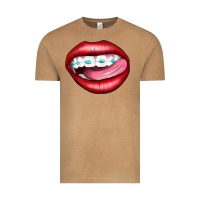 Vintage Camel Lips Dental Braces Vintage Tee - Artiststas