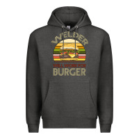 Charcoal Heather Welder Wıll Work For Burger Premium Hoodie - Bettercallsaul
