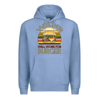 Colony Blue Welder Wıll Work For Burger Premium Hoodie - Bettercallsaul