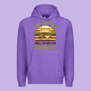 Welder Wıll Work For Burger Premium Hoodie Designed By Bettercallsaul