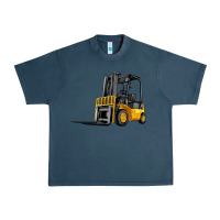 Midnight Navy forklift Urban Heavy Tee - Artiststas