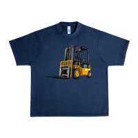 Navy forklift Urban Heavy Tee - Artiststas