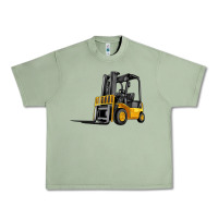 Oil Green forklift Urban Heavy Tee - Artiststas