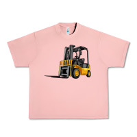 Salmon forklift Urban Heavy Tee - Artiststas