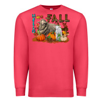 Cardinal Hello Fall Merino Wool Sheep Premium Sweatshirt - LillyAllenDesigns
