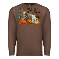 Chestnut Hello Fall Merino Wool Sheep Premium Sweatshirt - LillyAllenDesigns