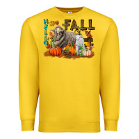 Lemon Hello Fall Merino Wool Sheep Premium Sweatshirt - LillyAllenDesigns