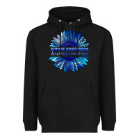 Black autism awareness accept understand love blue Heavyweight Hoodie - LillyAllenDesigns