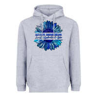 Heather Grey autism awareness accept understand love blue Heavyweight Hoodie - LillyAllenDesigns