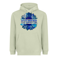 Matcha autism awareness accept understand love blue Heavyweight Hoodie - LillyAllenDesigns