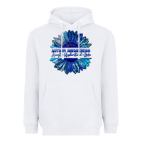 White autism awareness accept understand love blue Heavyweight Hoodie - LillyAllenDesigns