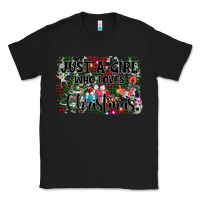 Black just a girl who loves christmas Classic Tee - AdoDesignShop