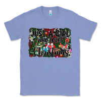 Colony Blue just a girl who loves christmas Classic Tee - AdoDesignShop
