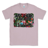 Lilac just a girl who loves christmas Classic Tee - AdoDesignShop