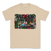 Mushroom just a girl who loves christmas Classic Tee - AdoDesignShop