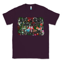 Plum just a girl who loves christmas Classic Tee - AdoDesignShop