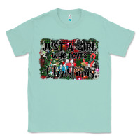 Seafoam just a girl who loves christmas Classic Tee - AdoDesignShop