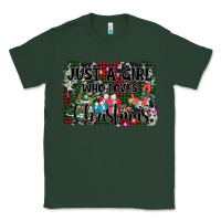 Sports Green just a girl who loves christmas Classic Tee - AdoDesignShop