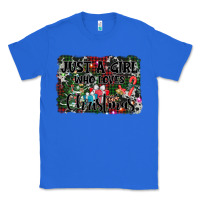 True Royal just a girl who loves christmas Classic Tee - AdoDesignShop
