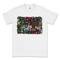 White just a girl who loves christmas Classic Tee - AdoDesignShop