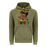 Vintage Olive i am black history Vintage Hoodie - HRA Design Shop