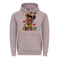 Vintage Zinc i am black history Vintage Hoodie - HRA Design Shop