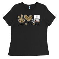 Black peace love eyes Ladies Tee - MaliasSmallBusiness