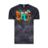 Cloud Black emt with fall Vintage Tee - AdoDesignShop