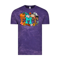 Cloud Purple emt with fall Vintage Tee - AdoDesignShop