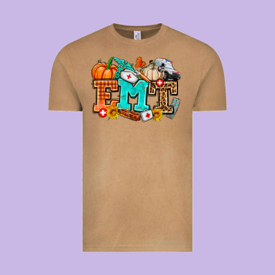 Emt With Fall Vintage Tee Designed By Adodesignshop