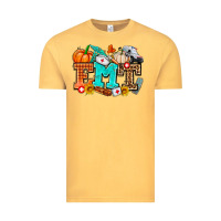 Vintage Mustard emt with fall Vintage Tee - AdoDesignShop