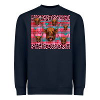 Highland Cow Valentines Heavyweight Sweatshirt | Teevron