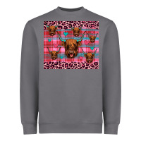 Storm highland cow valentines Heavyweight Sweatshirt - JahusDesignShop