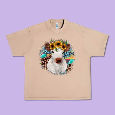 Western Calf Urban Heavy Tee Designed By Jahusdesignshop