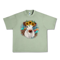 Oil Green western calf Urban Heavy Tee - JahusDesignShop