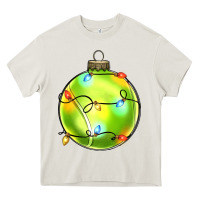 Cream christmas  tennis Heavy Core Tee - Zillion Design Studio