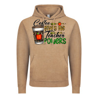 Vintage Coffee coffee gives me teacher powers Vintage Hoodie - CowhideDigitalArt