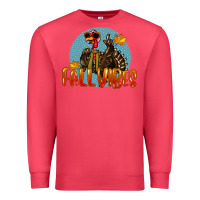 Cardinal Fall Vibes Turkey Premium Sweatshirt - LillyAllenDesigns