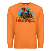 Carrot Fall Vibes Turkey Premium Sweatshirt - LillyAllenDesigns