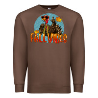 Chestnut Fall Vibes Turkey Premium Sweatshirt - LillyAllenDesigns