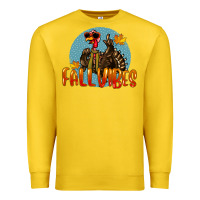 Lemon Fall Vibes Turkey Premium Sweatshirt - LillyAllenDesigns