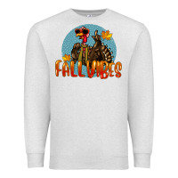 Oatmeal Heather Fall Vibes Turkey Premium Sweatshirt - LillyAllenDesigns