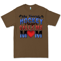 Cacao my favorite hockey player calls me mom Premium Tee - Zillion Design Studio