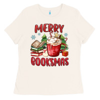 Bone merry booksmas Ladies Tee - MaliasSmallBusiness