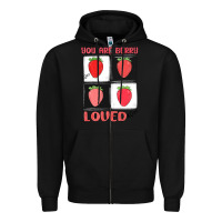 Black you are berry loved Zipper Hoodie - MaliasSmallBusiness