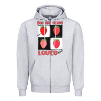Heather Grey you are berry loved Zipper Hoodie - MaliasSmallBusiness