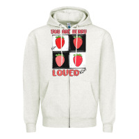 Oatmeal Heather you are berry loved Zipper Hoodie - MaliasSmallBusiness