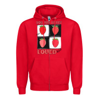 Red you are berry loved Zipper Hoodie - MaliasSmallBusiness