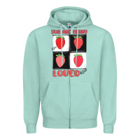 Seafoam you are berry loved Zipper Hoodie - MaliasSmallBusiness
