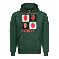 Sports Green you are berry loved Zipper Hoodie - MaliasSmallBusiness